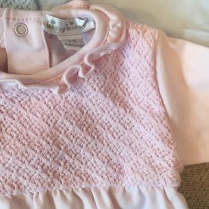 Girl layette footie